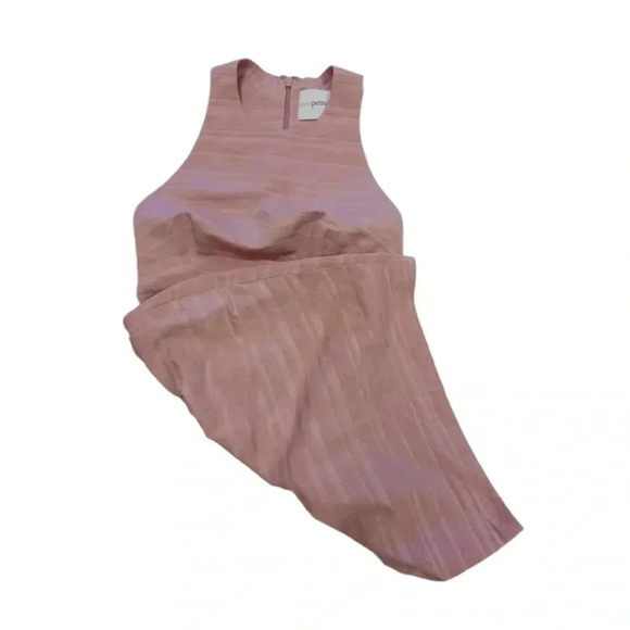 ASOS Petites Pink Tulip Shaped Mini Sleeveless Dress  Size 2 - Picture 5 of 8